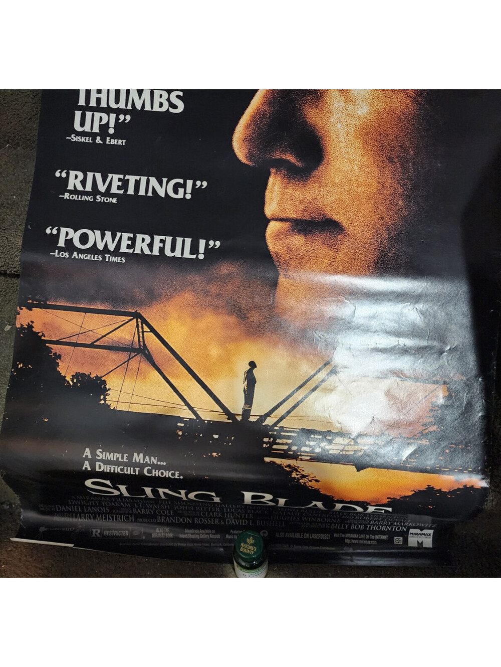 1996 Sling Blade Original Movie Poster 27x40 One Sheet Billy Bob Thornton Mirama